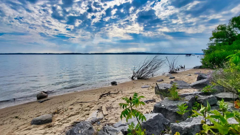 West Grand Travers Bay in Traverse City, Michigan